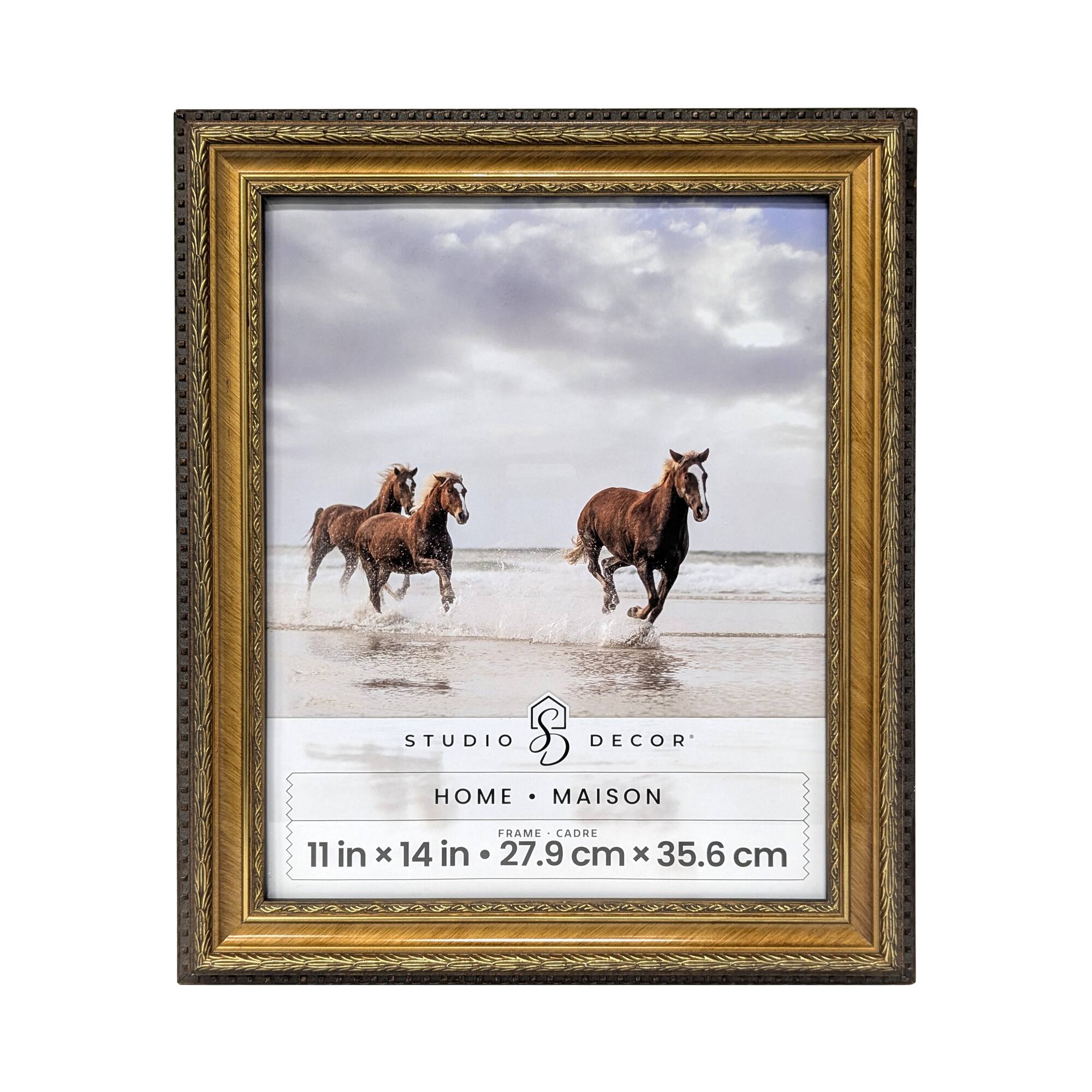 Home Gold Pompeii Wood Wall Frame by Studio Décor